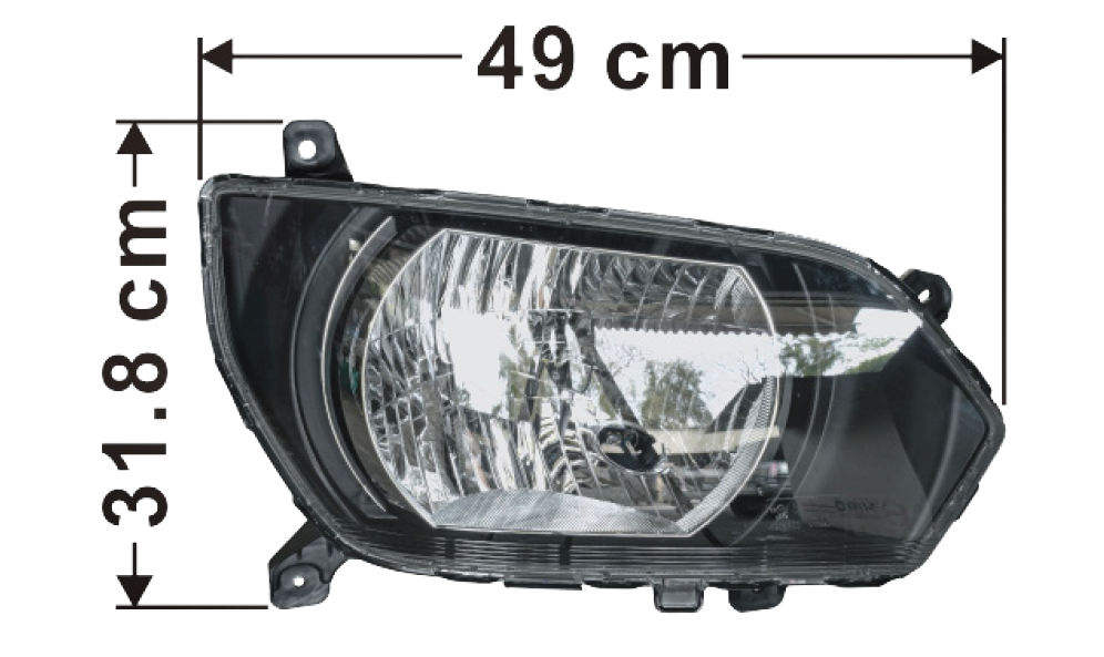 Hino Headlamp R/H - 500 Series FG FL FM GH 2017 on