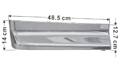 Hino Rear Pillar Garnish Chrome R/H - Pro 500 Series 2003 On