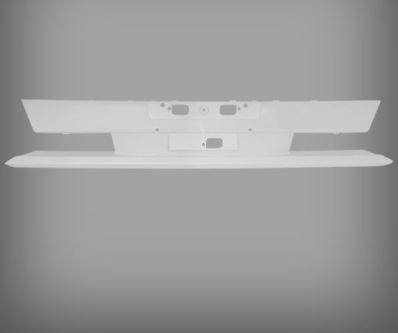 Hino Bumper Bar Lower White - 500 Series FD FE 2018 on